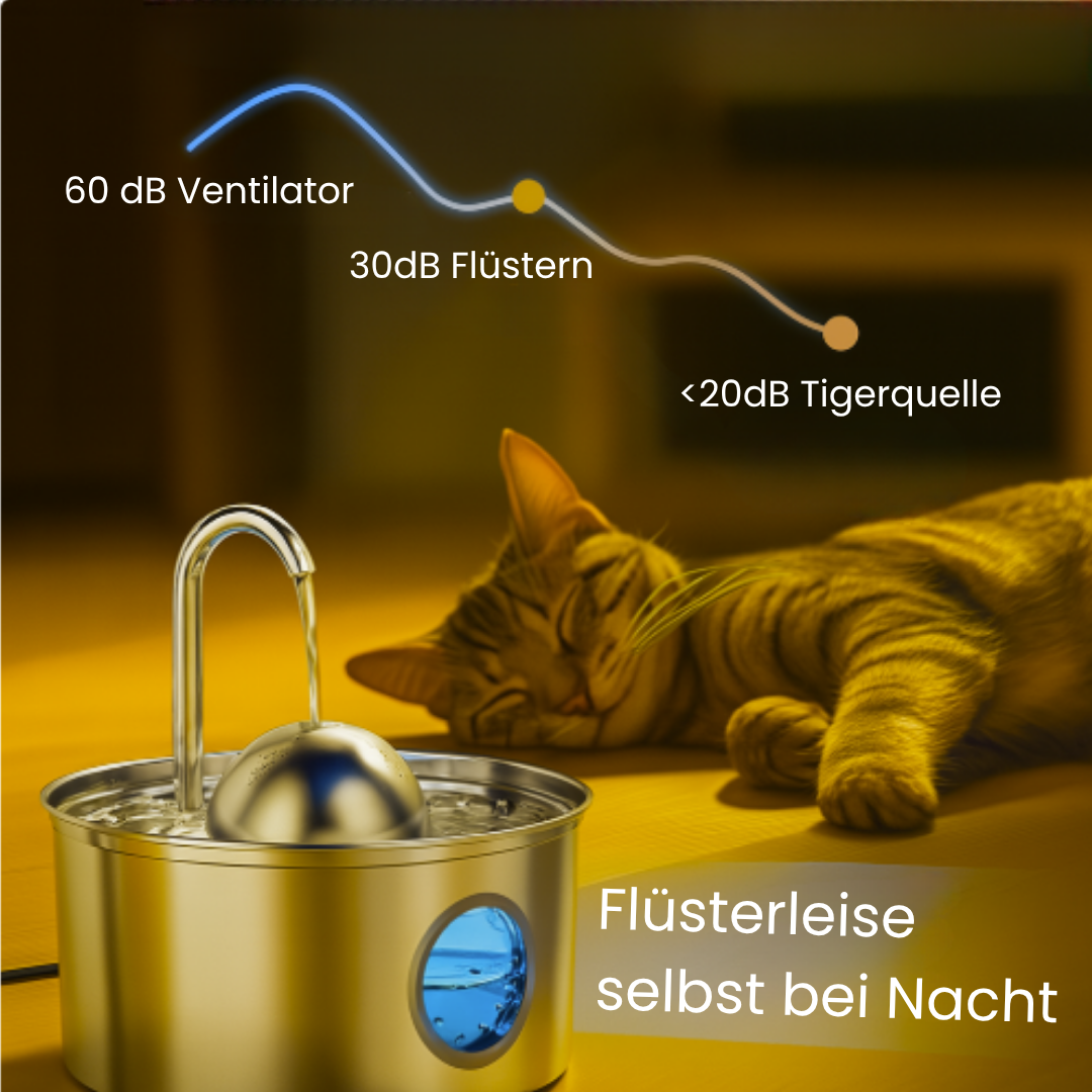 Tigerquelle- Luxus Katzentrinkbrunnen