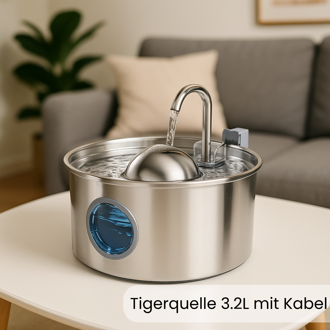 Tigerquelle- Luxus Katzentrinkbrunnen