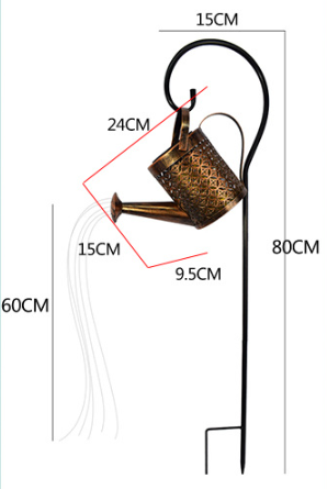 LED Solar Giesskanne