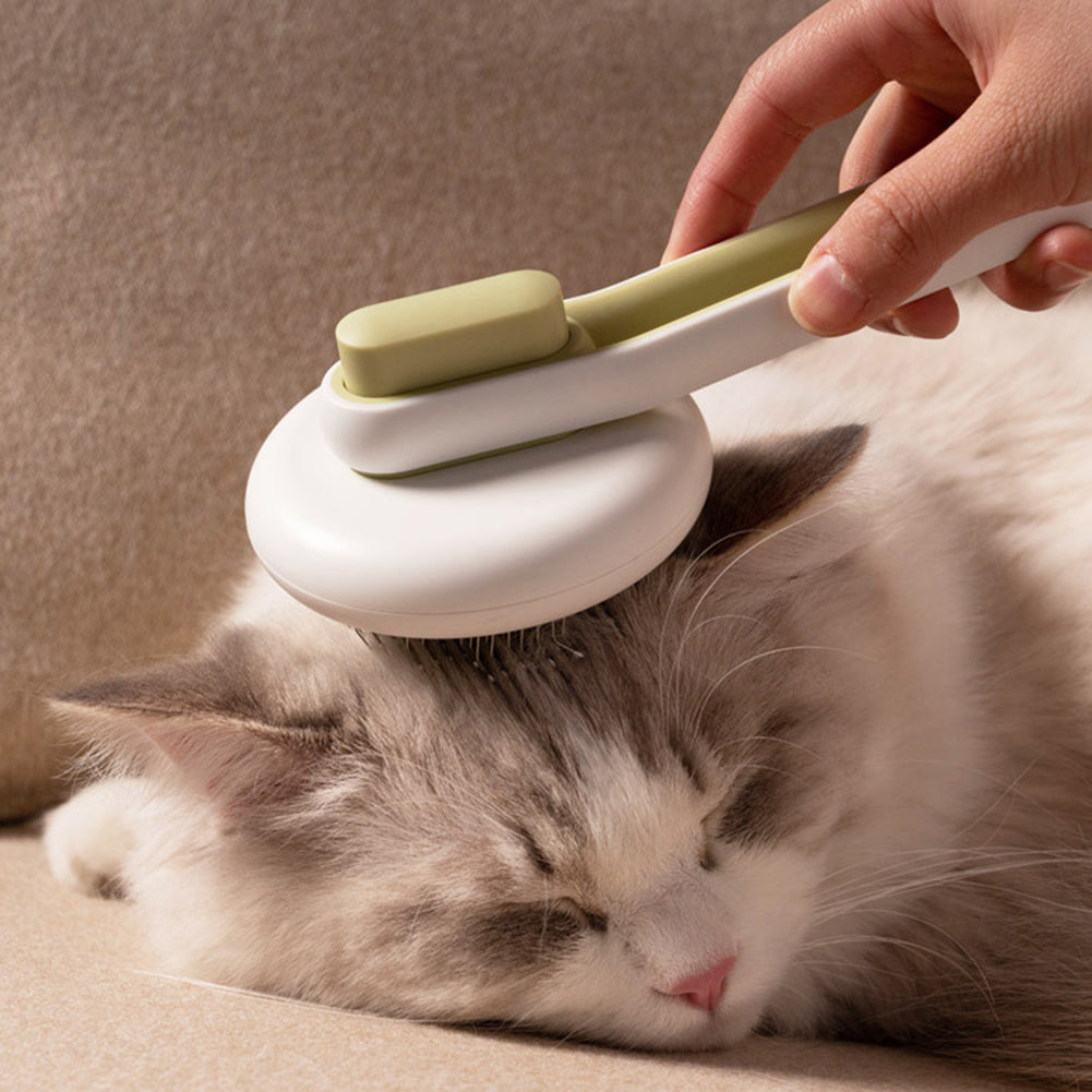 Selbstreinigende Katzenfellbürste