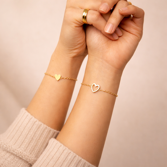 Herz an Herz Armbänder