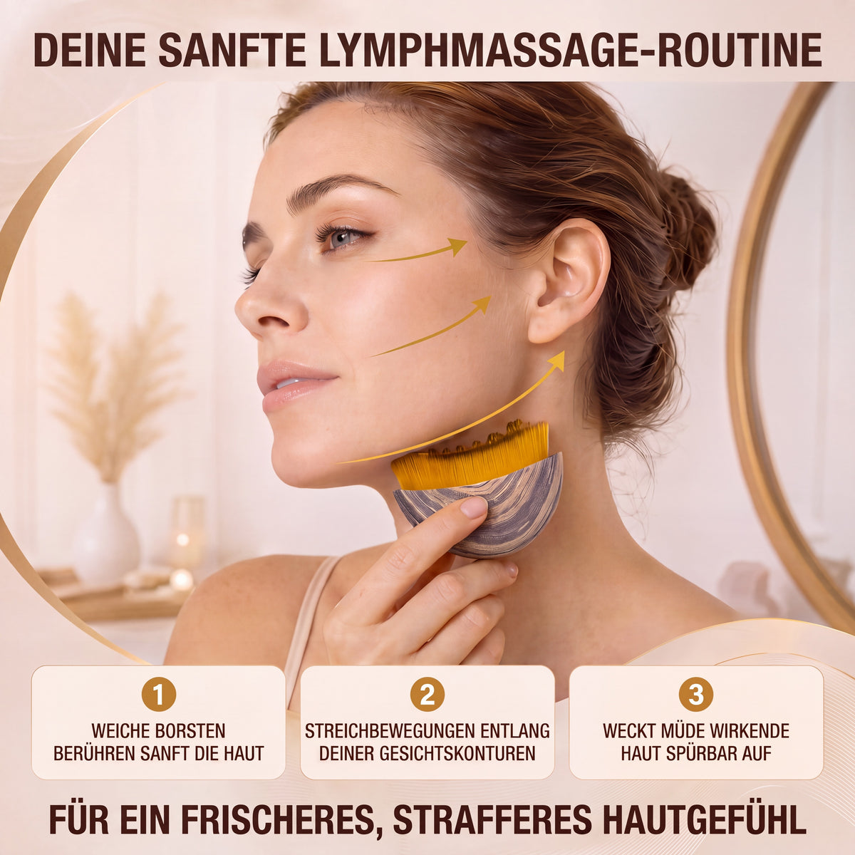 Lymphmassage Bürste